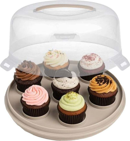 Cake Stand Transparent 28x28cm