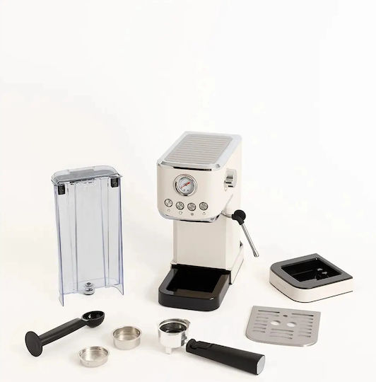 Create Thera Classic Compact Mașină de Espresso 1350W Presiune 20bar pentru Cappuccino Cream