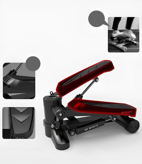 BN Sports Mini Stepper με Λάστιχα Εκγύμνασης