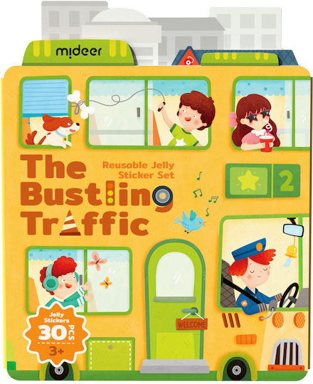 Mideer Reusable Foam Gel Stickers The Noisy Traffic