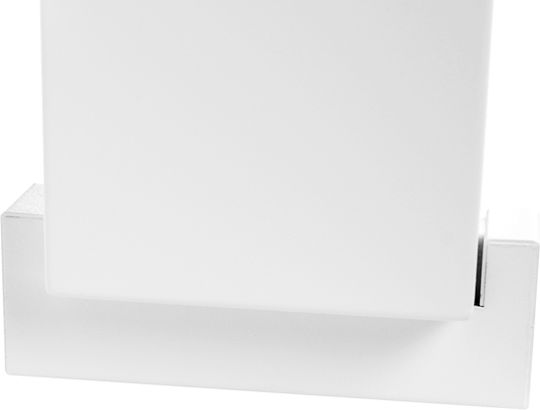 Bioethanol Fireplace Standing 90cm Box White
