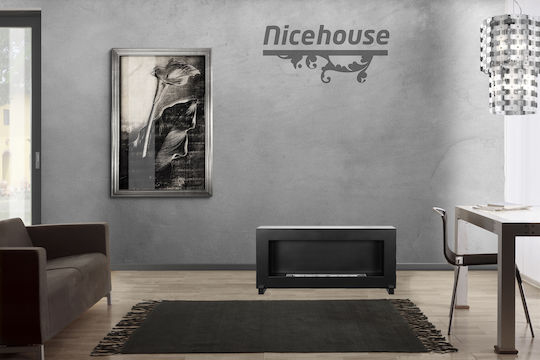 Bioethanol Fireplace Standing 90cm Box