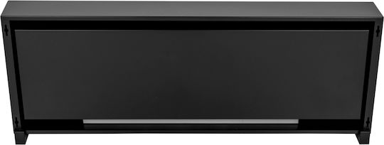Bioethanol-Kamin Boden Stehend 120cm Box Schwarz