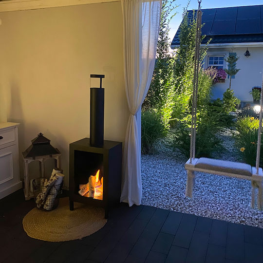 Bioethanol Fireplace Kozen Free Standing