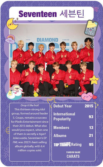 Настолна игра Top Trumps Specials: K-Pop за 2+ играчи 6+ години (EN) Winning Moves