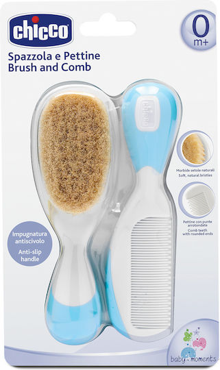 Chicco Baby Brush & Comb Ciell 2pcs