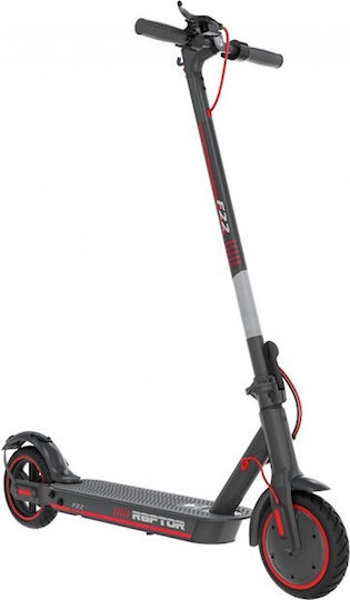 Aiwa Raptor Ηλεκτρικό Πατίνι με 25km/h Max Ταχύτητα και 35km Αυτονομία σε Μαύρο Χρώμα