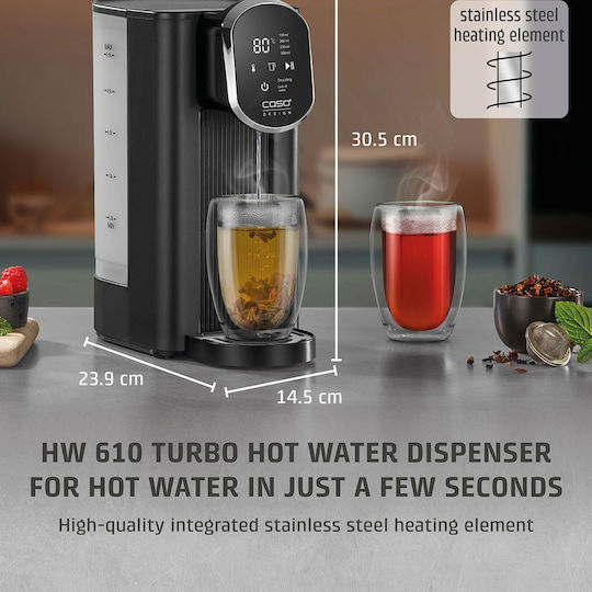Caso Water Buffet Kettle 2.5lt 2.6kW