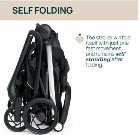 Chicco One4Ever Adjustable Baby Stroller Suitable for Newborn Lounge Black Beauty 8.2kg