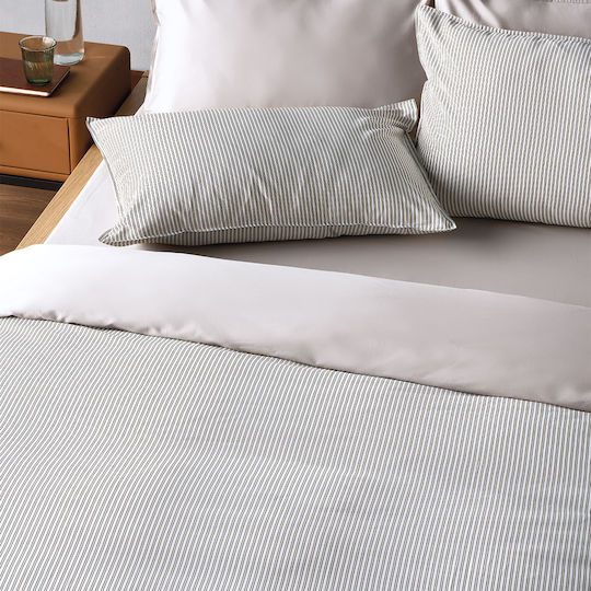 Kentia Dimitri Σετ Παπλωματοθήκη Βαμβακερή 220x240cm Υπέρδιπλη με 2 Μαξιλαροθήκες 12