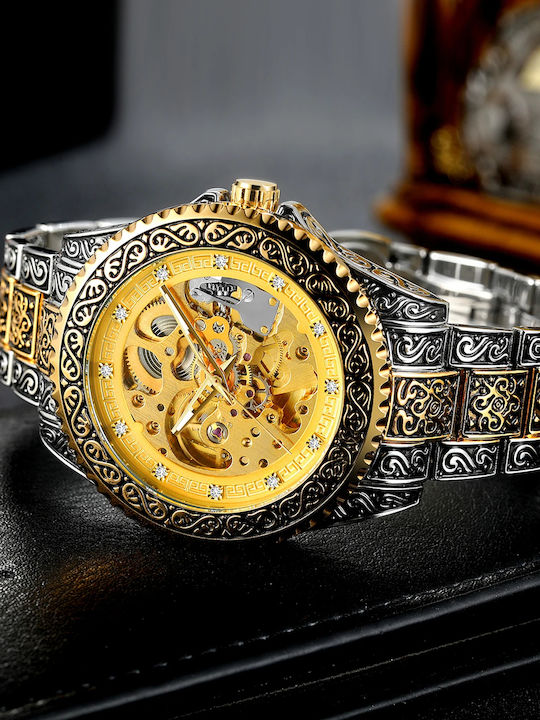 Ceas bărbătesc 41 mm Automat Argintiu