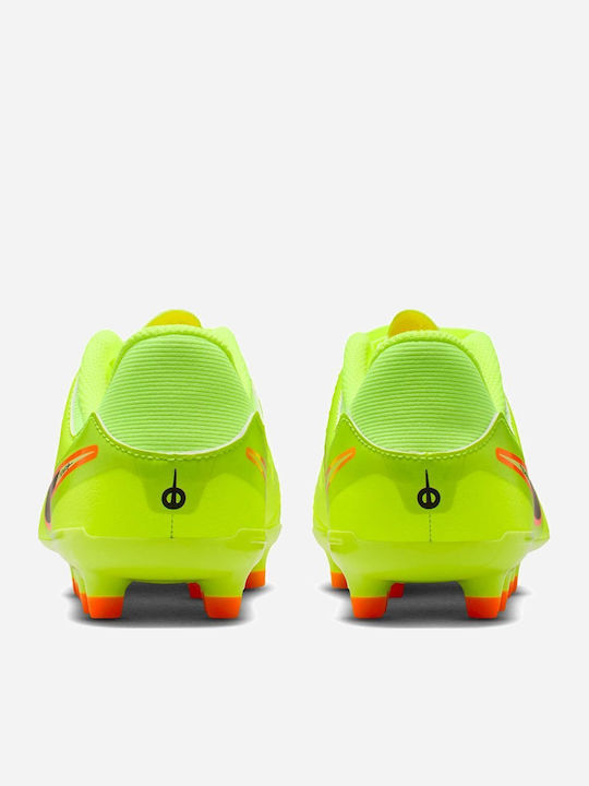 Tiempo Legend 10 Academy MG Kids Soccer Cleats Molded Outsole Green