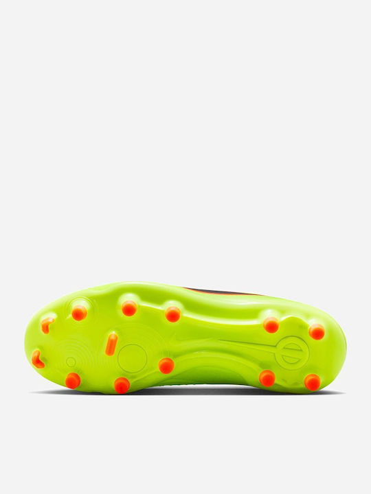 Tiempo Legend 10 Academy MG Kids Soccer Cleats Molded Outsole Green