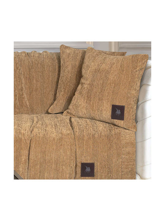 Das Home Sofa Cushion 3949 Ochre 42x42cm