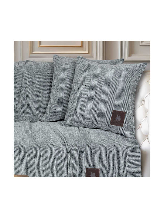 Das Home Μαξιλάρι Καναπέ 3947 Grey 42x42εκ.