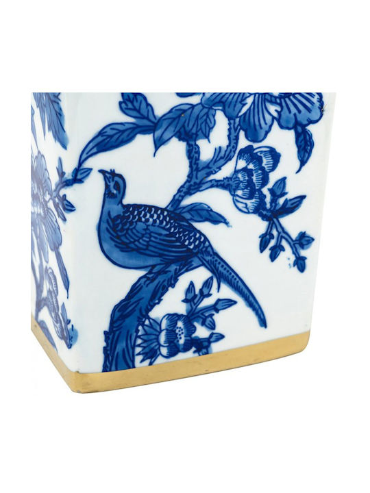 Artekko Decorative Vase Melania Blue 32x16x32cm