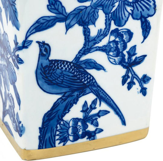 Artekko Decorative Vase Melania Blue 32x16x32cm