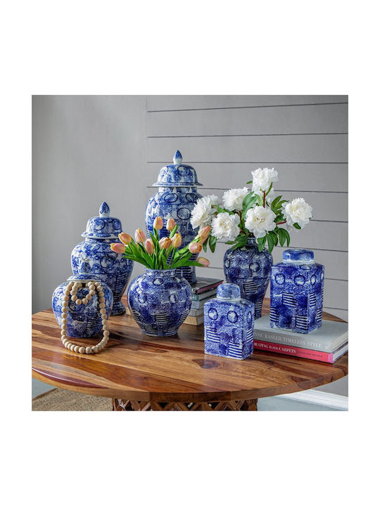 Artekko Decorative Vase Melania White 25.5x43cm