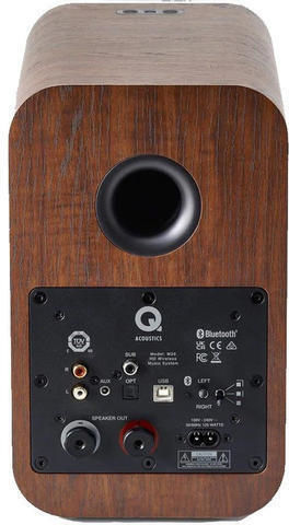 Q-Acoustics M20 Самоусилващи се тонколони 2 Брой шофьори 65W (Двойка) Walnut