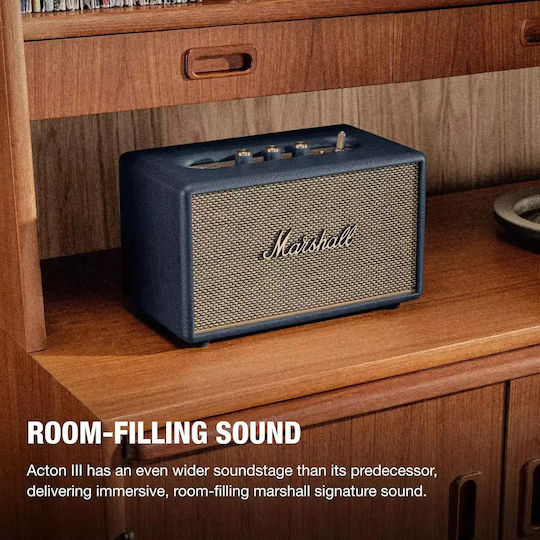 Marshall Acton III Αυτοενισχυόμενο Ηχείο με Bluetooth 30W Midnight Blue