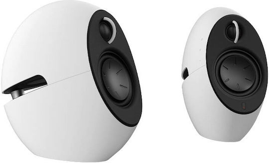 Edifier e25HD Luna HD Αυτοενισχυόμενα Ηχεία με Bluetooth 74W (Ζεύγος) Λευκά