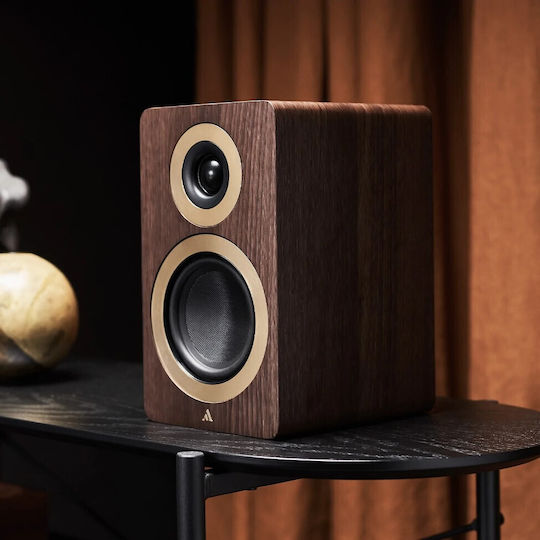 Forte A4 MKII Αυτοενισχυόμενα Ηχεία με Bluetooth 80W (Ζεύγος) Καφέ