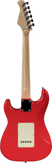 Prodipe Elektrische Gitarre Stratocaster Rot