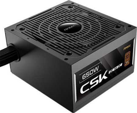Antec CSK650DC 650W Μαύρο Τροφοδοτικό Υπολογιστή Full Wired 80 Plus Bronze