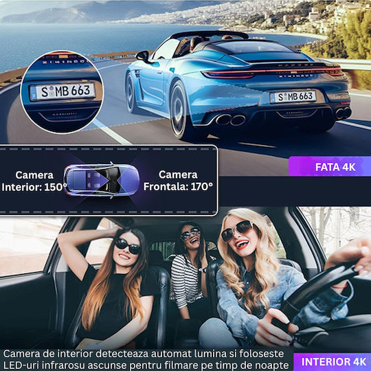 Taggo Car Digital Video Recorder with 4K GPS