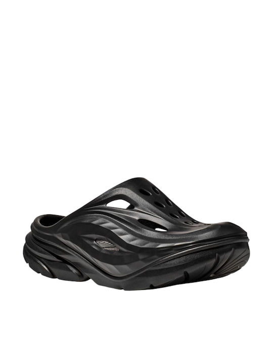HOKA Ora Recovery Σαμπό Μαύρα