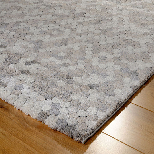 Tzikas Carpets Dorado Σετ Μοντέρνα Χαλιά Κρεβατοκάμαρας Γκρι 373-0-335-71718-295 3τμχ