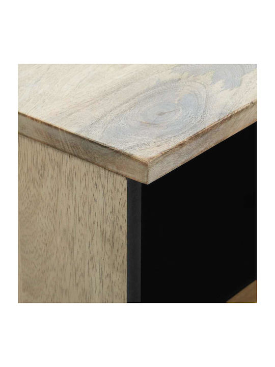 Kleiderschrank Büro Λευκό Και Μαύρο 80x33.5x46cm