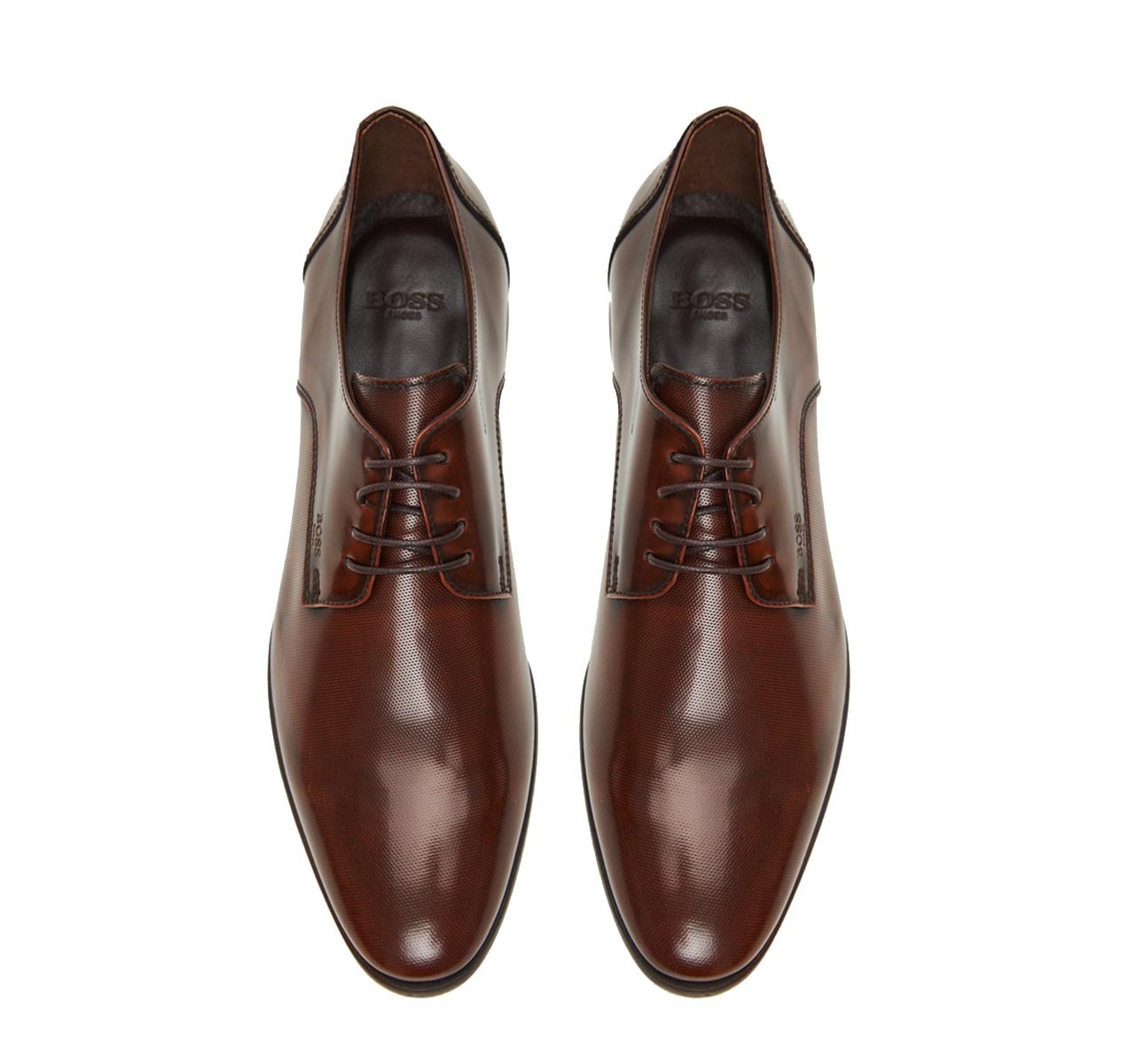 brown formal dresses for weddings Carrucci Men's Genuine Leather Brown Lace Up Oxford Brogues Dress Shoes, 14