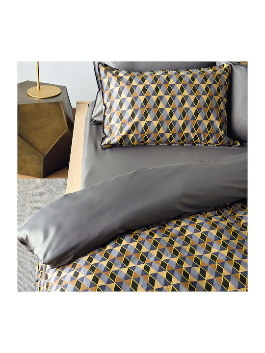 Kentia Duvet Cover Set Cotton King Size with 2 Pillowcases 260x240 Zahos 04