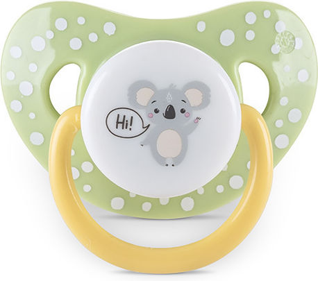 Lorelli Pacifiers Silicone with Case Green for 6+ months 2pcs