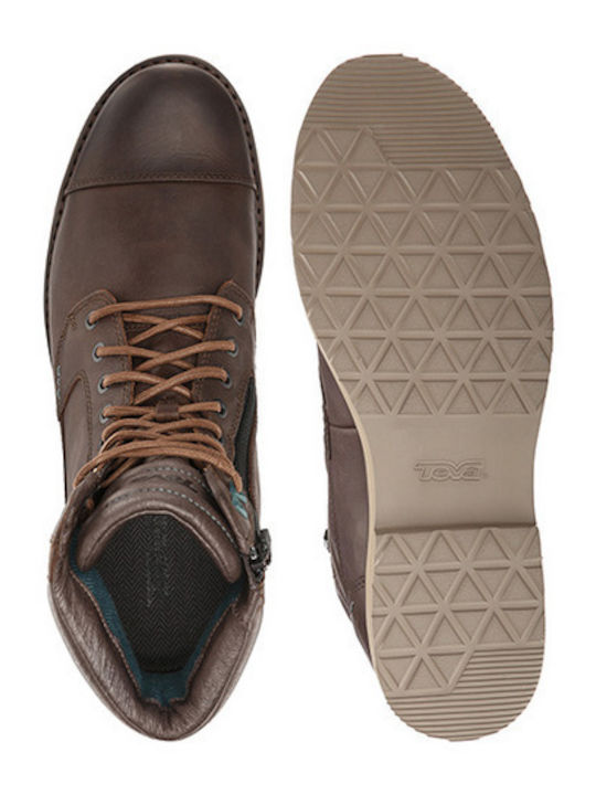 Durban Tall Leather Brown Boots