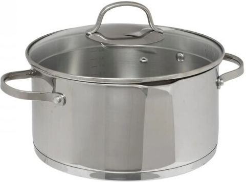 5Five Βαθιά Ανοξείδωτη Κατσαρόλα 4lt / 24cm