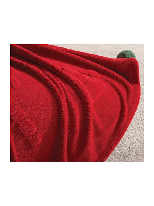 Nef-Nef Homeware Sweet Blanket Sherpa Sofa 130x180cm Red