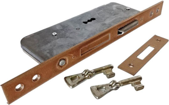 Halz 850 Sliding Door Lock Double Hook 40mm Gold