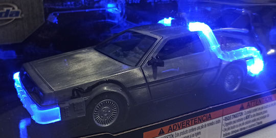 Jada Toys Time Machine Delorean Αυτοκινητάκι 1:24