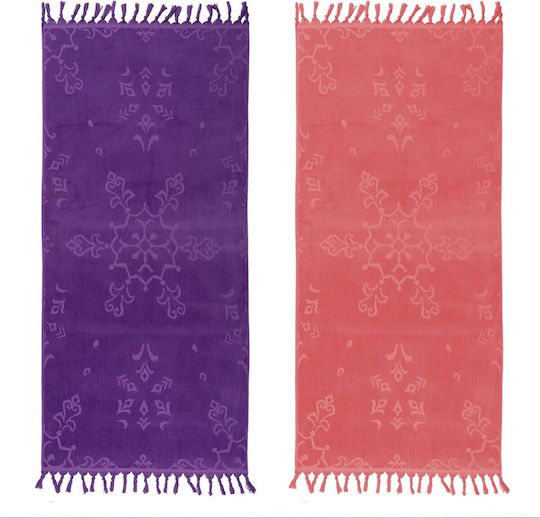 Nef-Nef Homeware Caprice Pink 160x80cm Beach Towel
