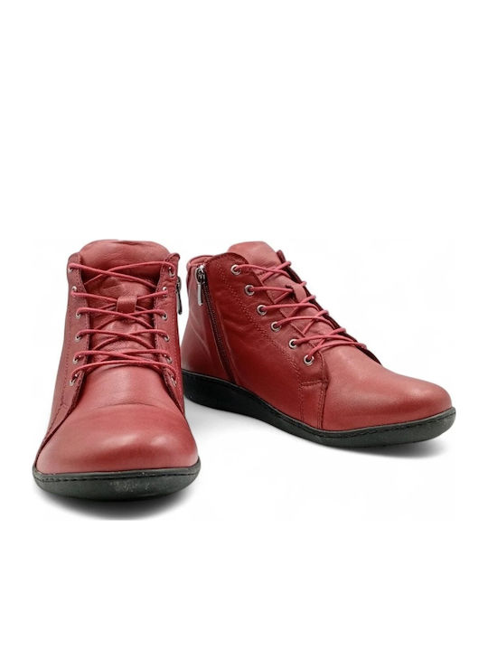 Γυναικεία Μποτάκια Bordeaux/Black