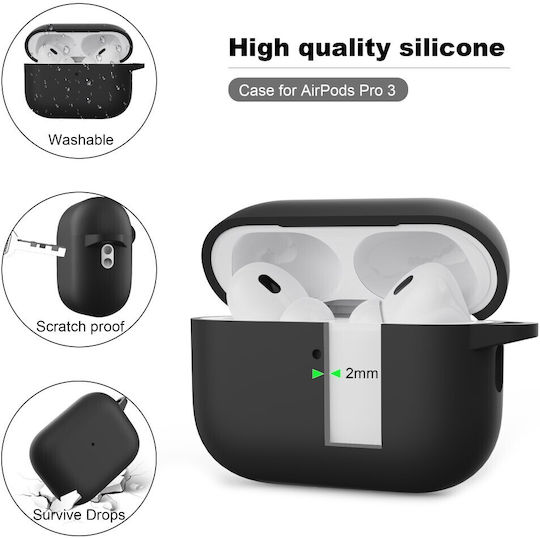Θήκη Σιλικόνης σε Μπεζ χρώμα για Apple AirPods Pro 3