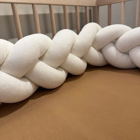 Grandes Suenos Πάντα Πλεξούδα Εσωτερική Off White 200cm