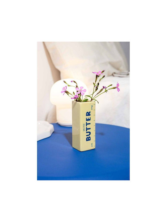 DOIY Decorative Vase Beige 4x4x12cm