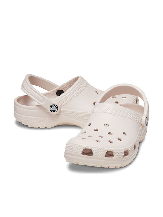 Crocs Classic Γυναικεία Ανατομικά Σαμπό Ροζ 10001-6UR