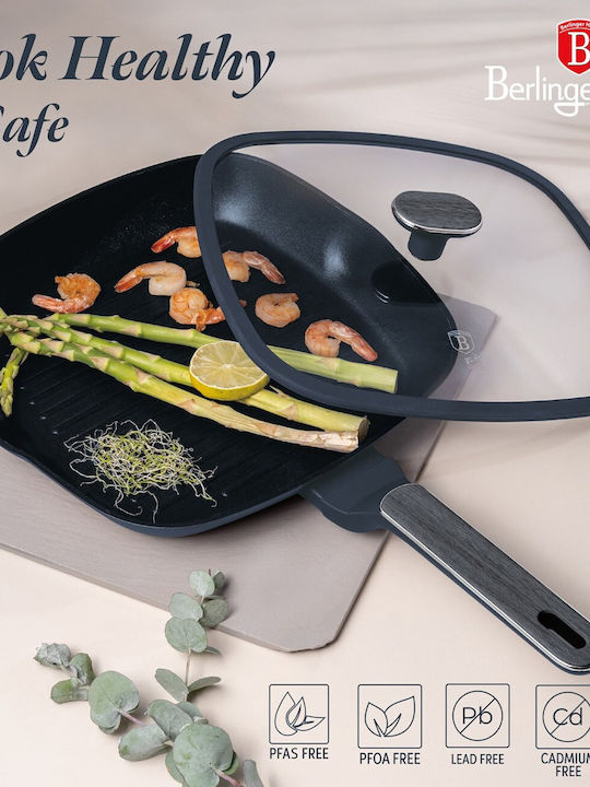 Berlinger Haus Grill With Lid made of Aluminum 28cm