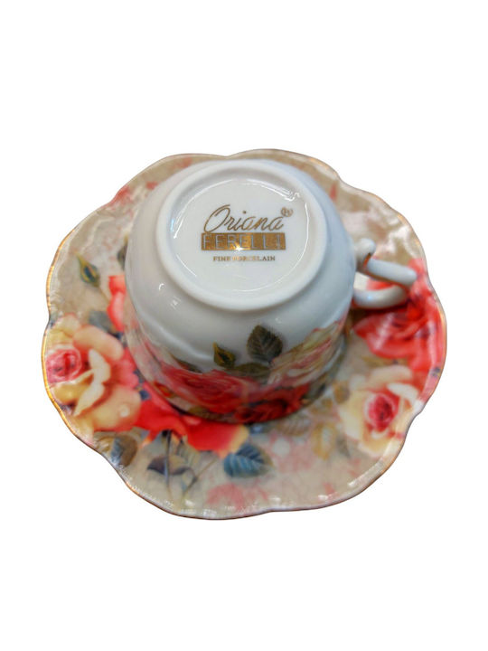 Cană Maro Din porțelan Roșu 200ml
