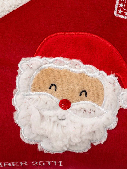 Atmosphera Letter Santa Claus Christmas Decorative Pillow Rectangular Red 50x30cm