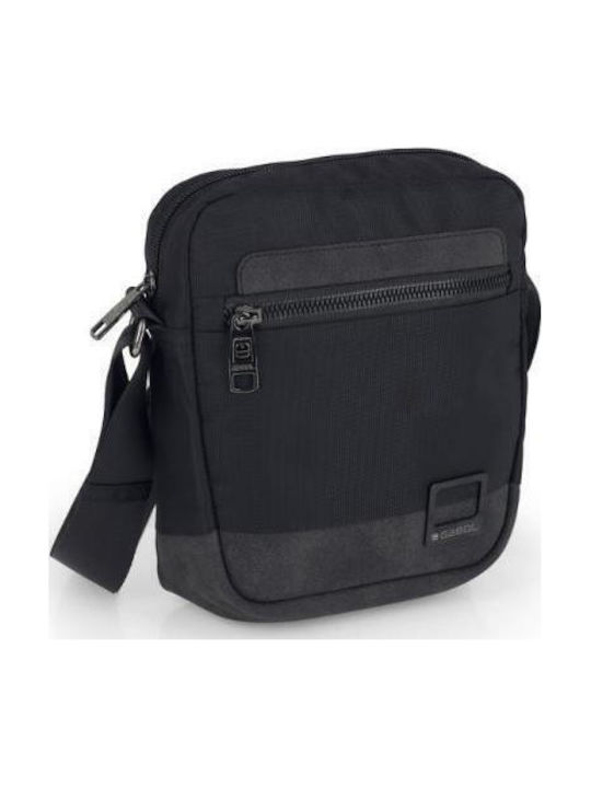 Stone Men's Shoulder / Crossbody Bag Gray
